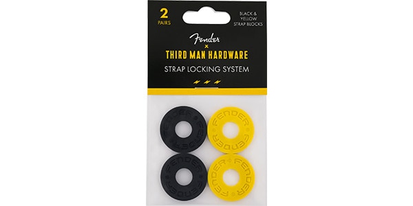 FENDER ( フェンダー )  / Strap Blocks Third Man Records 2 x Black and 2 x Yellow画像2