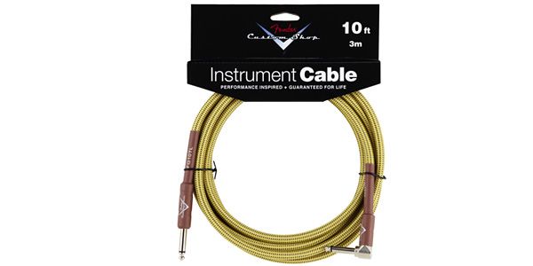 FENDER/Custom Shop Performance Series Cables 10', Angled, Tweed