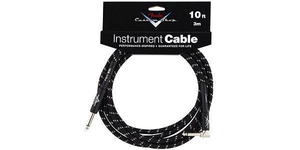 FENDER/Custom Shop Performance Series Cable10AngledBlackTwe