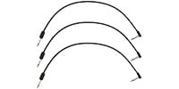 FENDER / Blockchain 16" Patch Cable, 3-pack, Straight/Angled