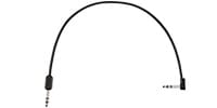 FENDER / Blockchain 16" Patch Cable, Stereo TRS, Straight/Angle