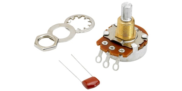 FENDER / 500K SPLIT SHAFT POTENTIOMETER (VOLUME OR TONE)