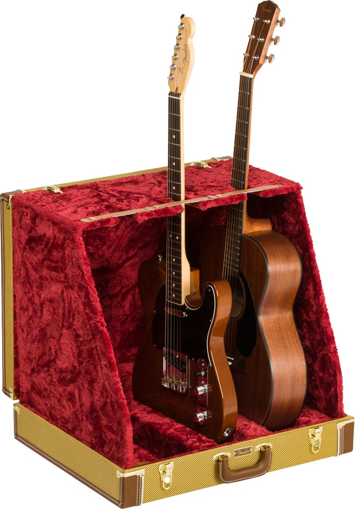 FENDER/Classic Series Case Stand, Tweed, 3 Guitar