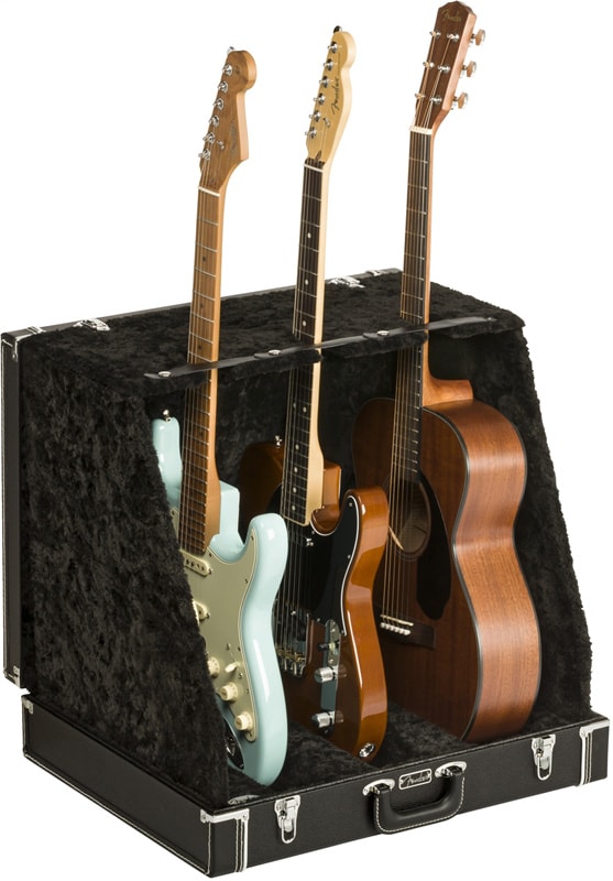 FENDER/Classic Series Case Stand, Black, 3 Guitar