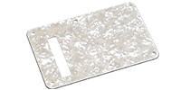 FENDER / STRATOCASTER MODERN-STYLE TREMOLO BACKPLATES WHITE MOT