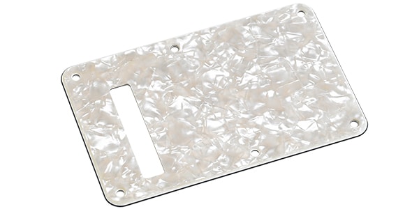 FENDER / STRATOCASTER MODERN-STYLE TREMOLO BACKPLATES WHITE MOT