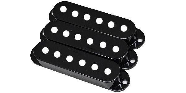 FENDER/STRATOCASTER PICKUP COVERS Black