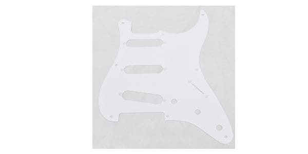 FENDER/8-HOLE '50S VINTAGE-STYLE STRAT PICKGUARDS WHITE