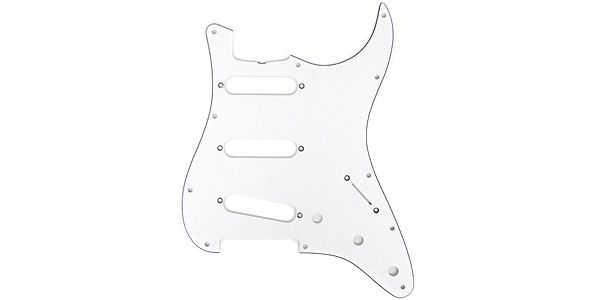 FENDER/11-HOLE '60S VINTAGE-STYLE STRATOCASTER PICKGUARDS WHITE