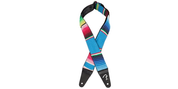 【爆速購入】FENDER 2" Serape Strap Blue Multi 鮮やかマルチカラー🌈【個性的ギターストラップレビュー】 / TOP