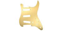 FENDER 8-HOLE &#039;50S VINTAGE-STYLE STRAT PICKGUARDS GOLD ANODIZED