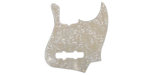 FENDER/10-Hole Contemporary Jazz Bass Pickguard White Pearl