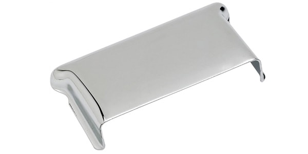 Pure Vintage Stratocaster Ashtray Bridge Cover, Chrome