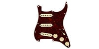 FENDER Pre-Wired Strat Pickguard‚ Custom Shop Fat 50&#039;s SSS‚ Tortoi