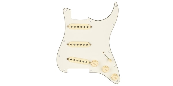 FENDER/Pre-Wired Strat Pickguard, Custom Shop Custom '69 SSS, Parch