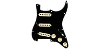 FENDER Pre-Wired Strat Pickguard‚ Tex-Mex SSS‚ Black 11 Hole PG