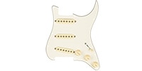 FENDER Pre-Wired Strat Pickguard‚ Tex-Mex SSS‚ Parchment 11 Hole PG