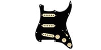 FENDER Pre-Wired Strat Pickguard, Vintage Noiseless SSS, Black