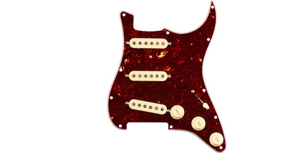 FENDER/Pre-Wired Strat Pickguard, Original '57/'62 SSS, Tortoise Sh