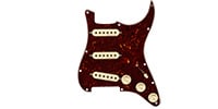 FENDER Pre-Wired Strat Pickguard, Hot Noiseless SSS, Tortoise Shell