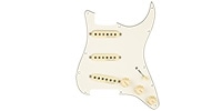 FENDER Pre-Wired Strat Pickguard, Hot Noiseless SSS, Parchment