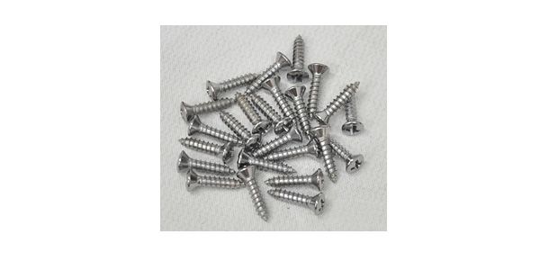 FENDER/PICKGUARD - CONTROL PLATE MOUNTING SCREWS CH (24)