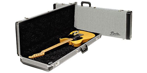 FENDER フェンダー Deluxe Case Black Tweed Black Interior 送料無料 サウンドハウス