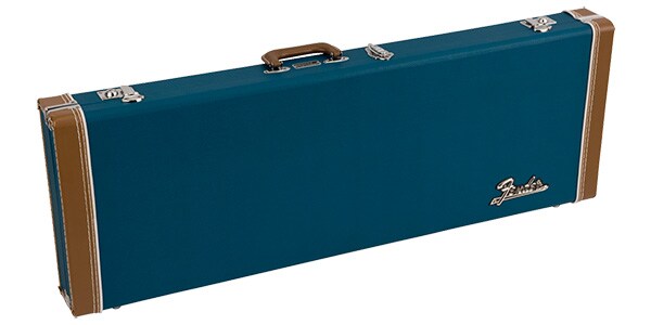 Fender Classic Wood Hard Case For Stratocaster/Telecaster – Navy Blue Tolex, 0996106302