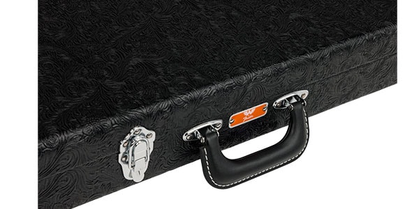 FENDER / Waylon Jennings Strat/Tele Case Black Tooled Leather画像3
