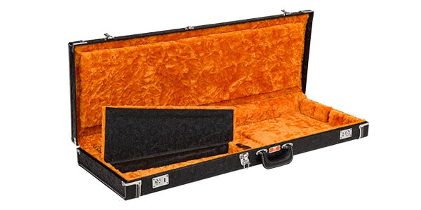 FENDER / Waylon Jennings Strat/Tele Case Black Tooled Leather画像4