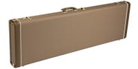 FENDER G&G Deluxe Precision Bass Hardshell Case, Brown with Gold Pl