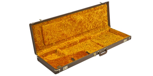 FENDER / G&G Deluxe Precision Bass Hardshell Case, Brown with Gold Pl画像3