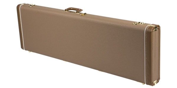 FENDER / G&G Deluxe Jazz Bass Hardshell Case, Brown with Gold Plush I画像2