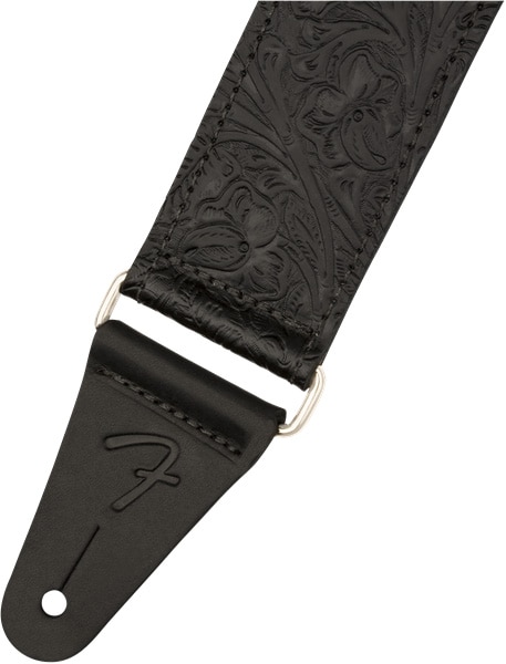 FENDER / Tooled Leather Guitar Strap, 2", Black画像2