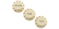 FENDER Road Worn Strat Knobs Aged White