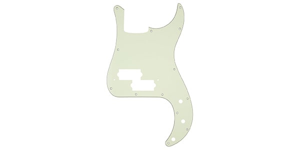 FENDER / Pickguard, Classic  Precision Bass 13-Hole 3-Ply Mint Ivory