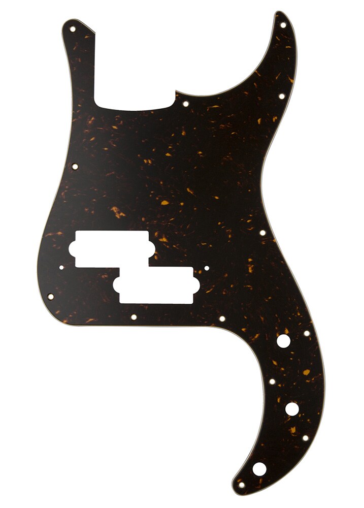 FENDER/Pickguard, Classic  Precision Bass 13-Hole 4-Ply Tortoise Sh