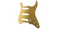 FENDER Pickguard, Classic 60s Stratocaster 11-Hole 1-Ply Gold Anodi