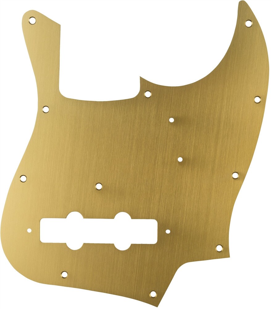 FENDER/Pickguard Classic JazzBass 11-Hole 1-Ply Gold Anodized (MIJ)