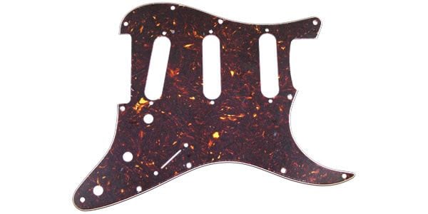 FENDER/11-HOLE MODERN-STYLE STRATOCASTER PICKGUARDS TORTOISE SHELL