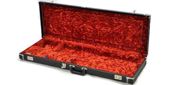 Deluxe Case Black Orange Plush Interior