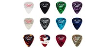 FENDER / 351 Dotted Celluloid Picks, 12-Pack, Heavy
