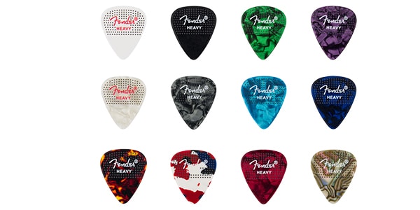 FENDER ( フェンダー )  / 351 Dotted Celluloid Picks, 12-Pack, Heavy
