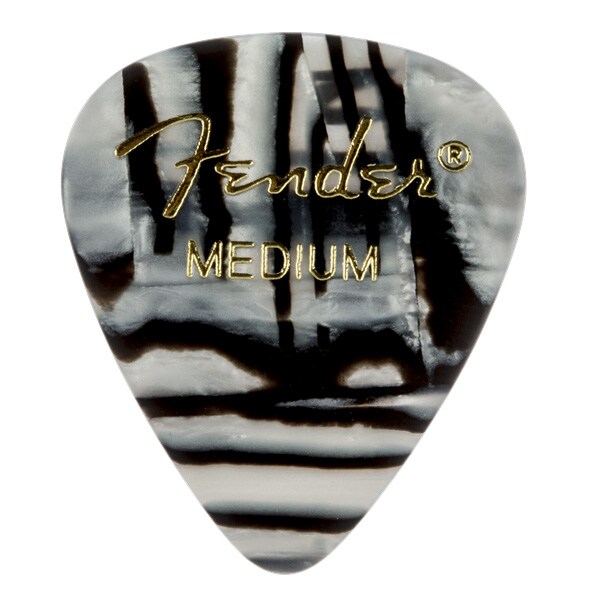 FENDER/351 Shape Graphic Picks Zebra Medium