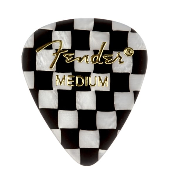 FENDER/351 Shape Graphic Picks Checker Medium