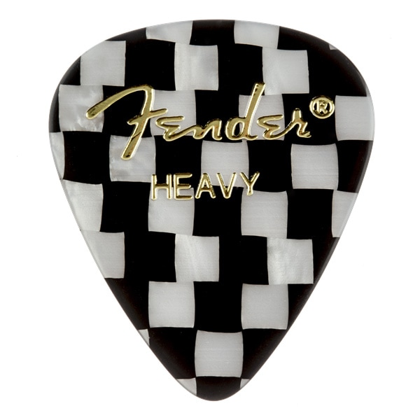 FENDER/351 Shape Graphic Picks Checker Heavy