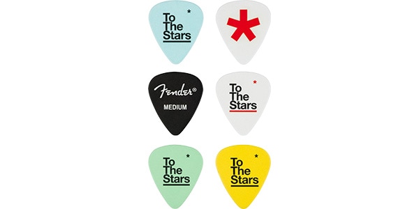 FENDER ( フェンダー ) Tom DeLonge 351 Celluloid Picks (6