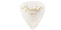 FENDER / Premium Celluloid 351 Shape Pick  Thin White Moto