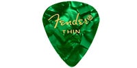 FENDER / Premium Celluloid 351 Shape Pick Thin Green Moto