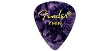 FENDER / Premium Celluloid 351 Shape Pick Thin Purple Moto
